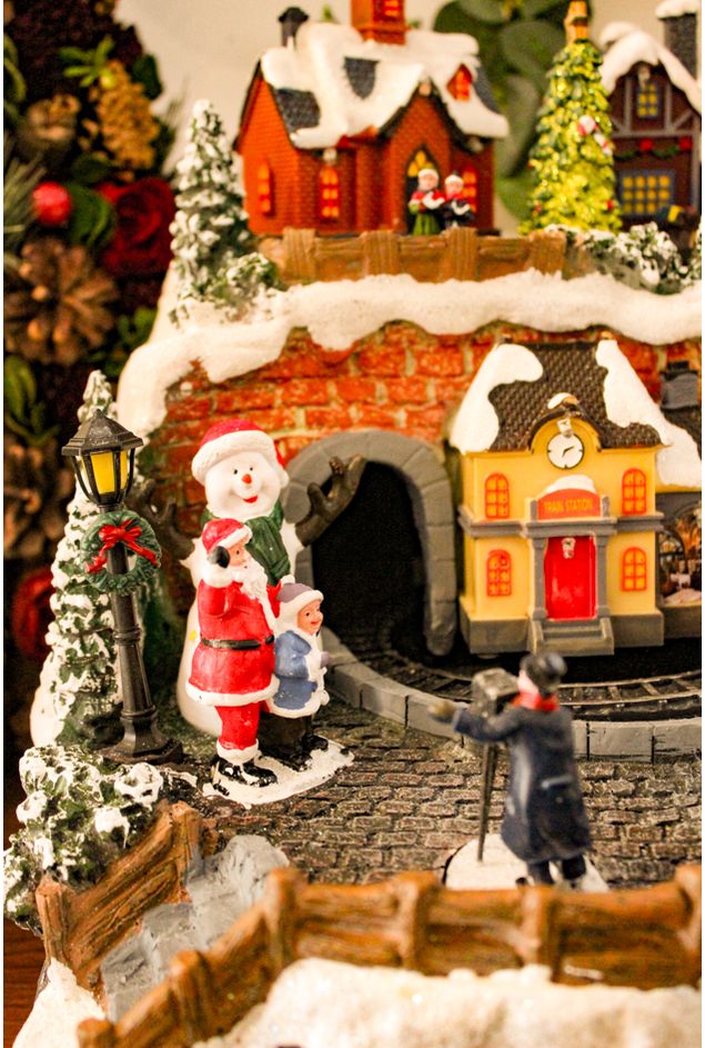 Vila Decorativa Natalina Natal -1-